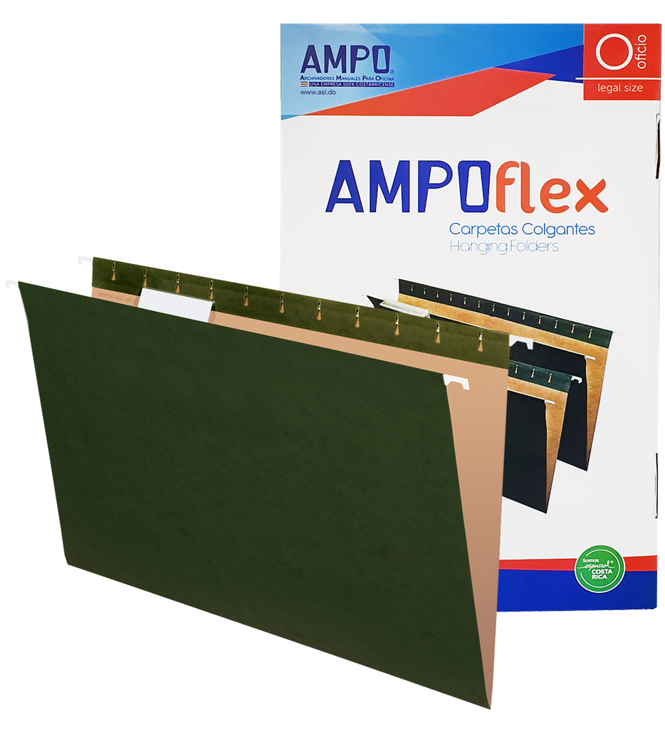 AMPO PENDAFLEX CARPETAS COLGANTES 8.5 x 13 / 25 en 1