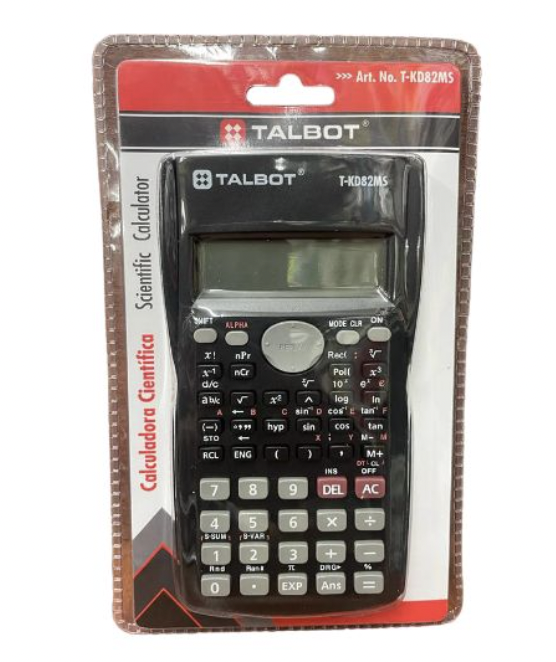 TALBOT CALCULADORA CIENTIFICA T-KD82MS