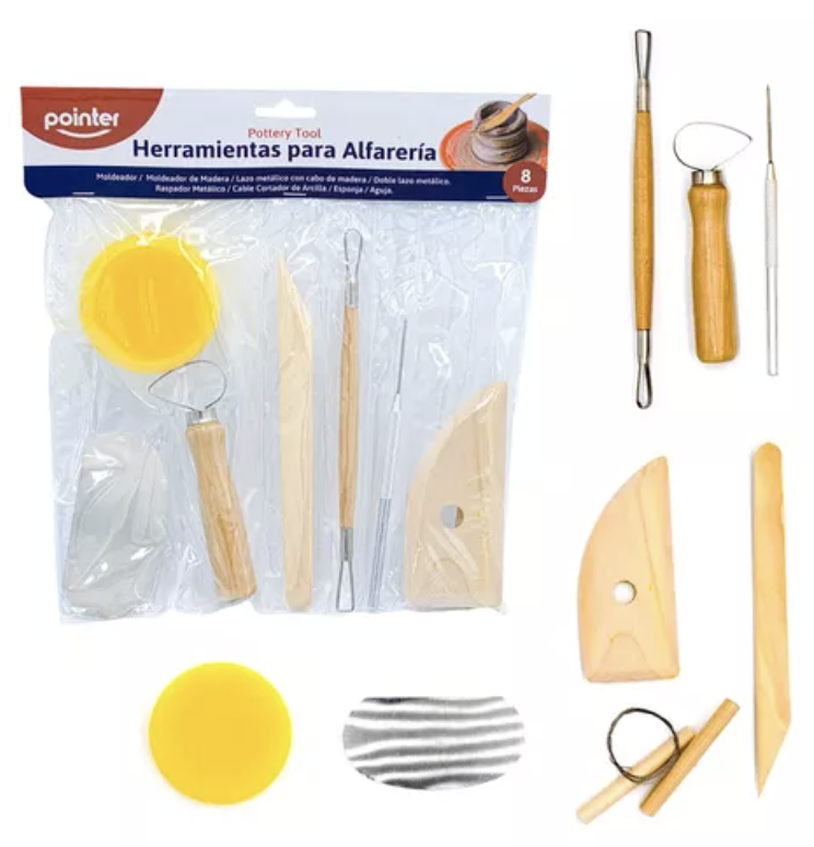 POINTER SET DE HERRAMIENTAS PARA ALFARERIA