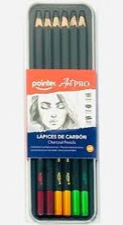 Lapiz dibujo carboncillo 6/1 POINTER
