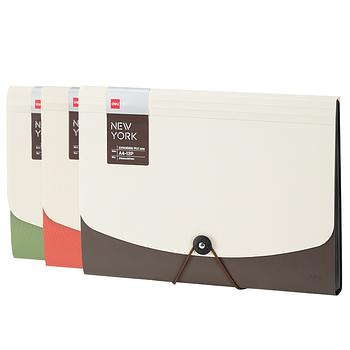 DELI ARCHIVO ACORDEON PLASTICO A4 8.5 x 11" 13