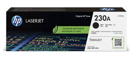 TONER HP (#230A) PARA LASERJET PRO COLOR 4203 SERIE/MFP 4303 SERIE BLACK (W2300A)