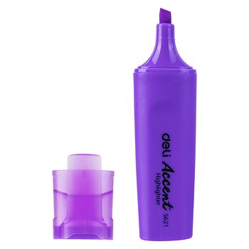 DELI Resaltador Accent S621, MORADO UNIDAD