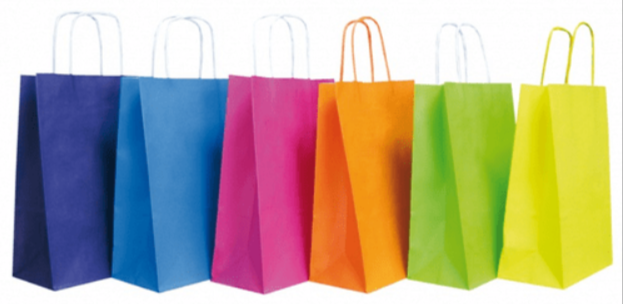 BOLSA DE REGALO EXTRA-PEQUEÑA COLORES VARIOS SIN LAZO