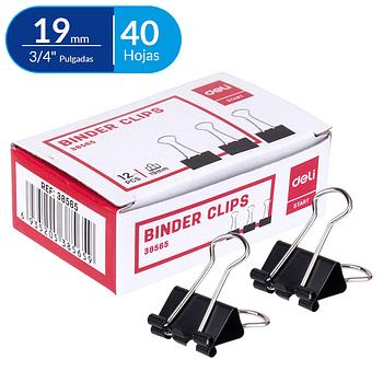 CLIPS BILLETERO 19MM 3/4 PULG 12PCS/1 DELI