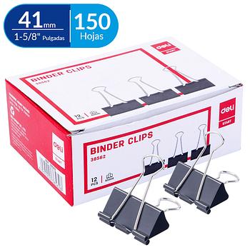 CLIPS BILLETERO 41MM 1 5/8 PULG 12PCS/1 DELI