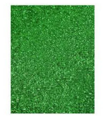 FOAMY C/ BRILLO 9X12 VERDE OSC. 1 PCS