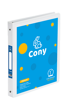 Carpeta Blanca 1 pulg CONY