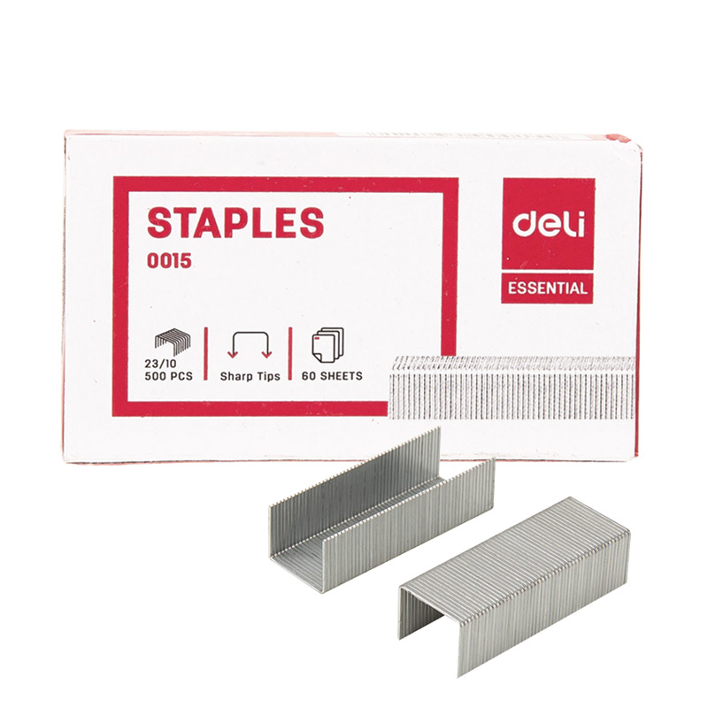 DELI Grapas Heavy-Duty 23/10- 60Hojas 500/1