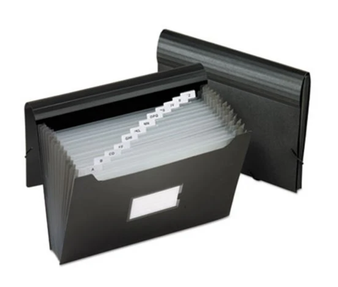 Folders Acordeon 13 Div ARTESCO - Tapa Negra