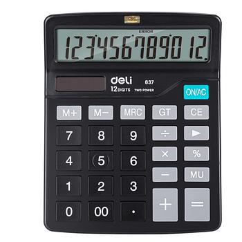 DELI CALCULADORA PLATANERA 12 DIGITOS