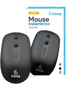 CONY MOUSE INALAMBRICO 2.4 Ghz,1600 DPI