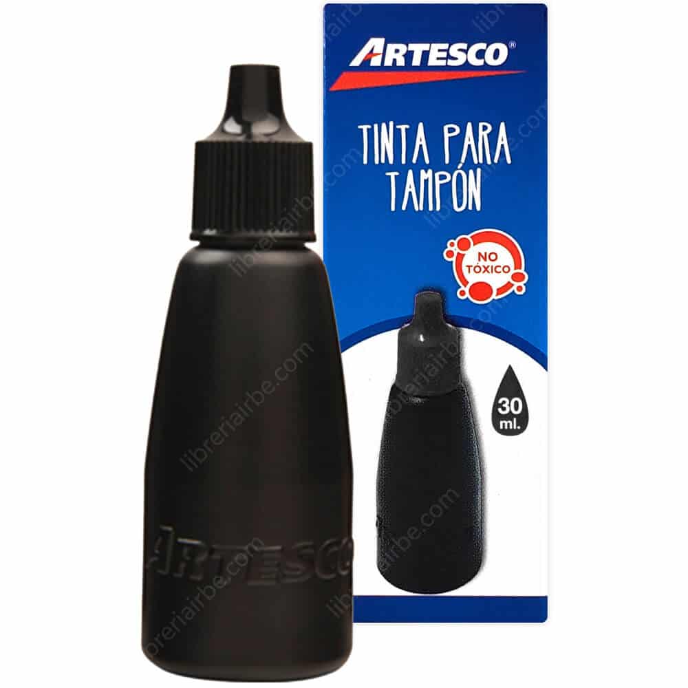 Tinta Gotero para sello ARTESCO Negro 30ml