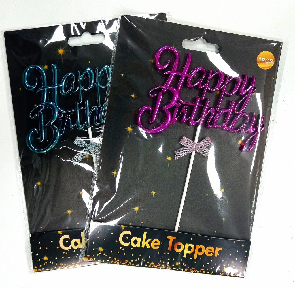Cake topper feliz cumpleaños Grandes