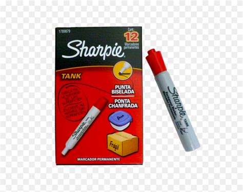 SHARPIE MARCADOR PERMANENTE GRUESO TANK ROJO