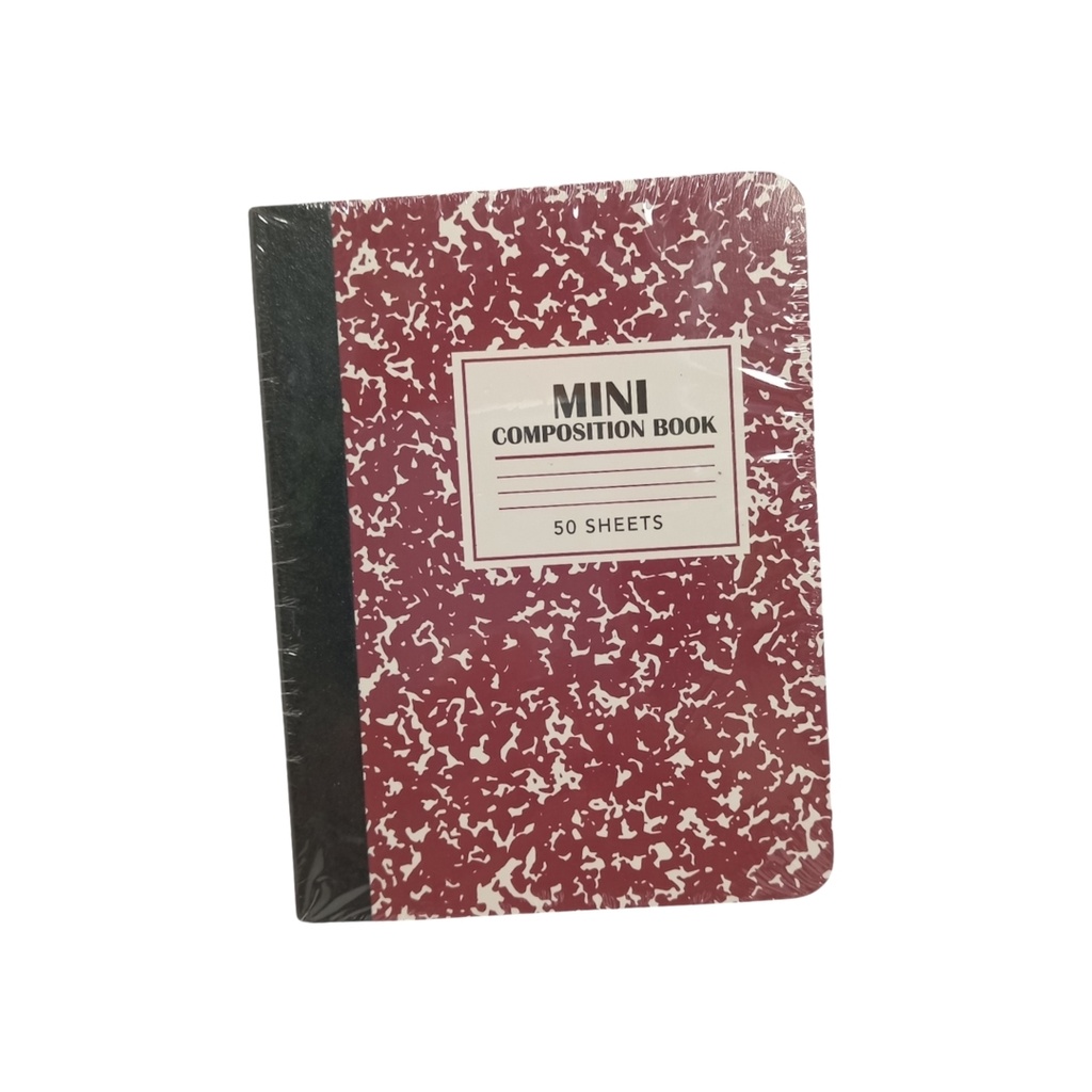 Mini composition book, 50 hojas / 3 unidades.