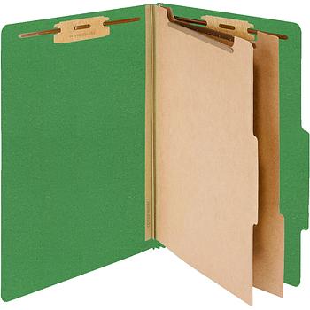 Folder partition ATLAS 6 Div 8.5 x 13 - Verde Oscuro