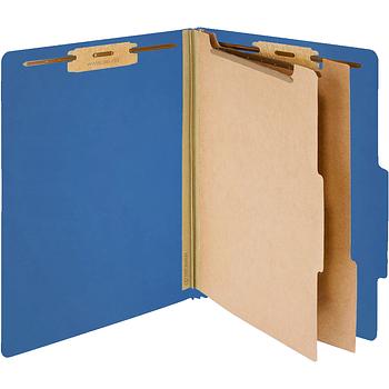 Folder partition ATLAS 6 Div 8.5 x 11 - Azul Oscuro