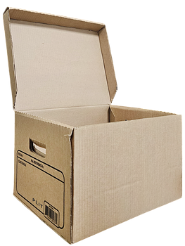 Caja de carton para archivo Kraft 10"x12"x15"