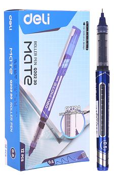 Felpa DELI 0.5 MM Roller Pen Azul CAJA 12/1