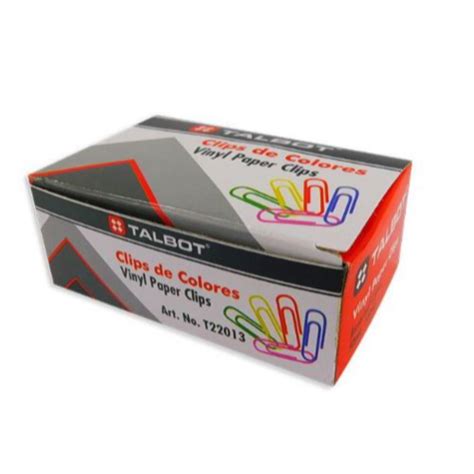 Clip #2 50 mm Vinilado Jumbo TALBOT (Colores)