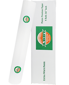 Rollo de Papel para Plotter 36" Pulgadas - 50 Metros