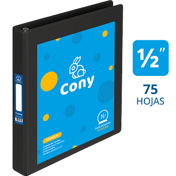 Carpeta Negra 1/2" CONY