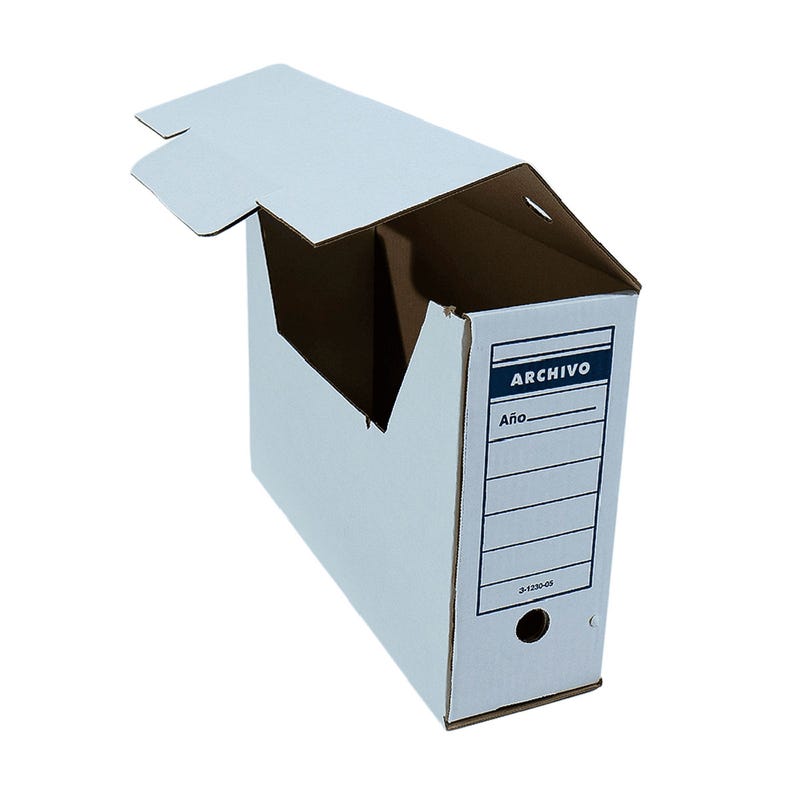 Caja de Archivo Tipo Maletin Blanca
