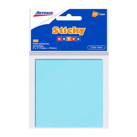 Nota adhesiva 3x3 ARTESCO colores pasteles