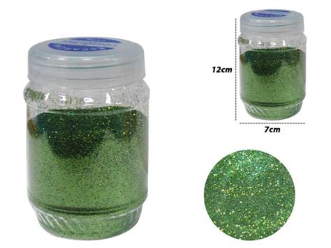 Escarcha Pote 1/2 Lb Verde (250 grs)