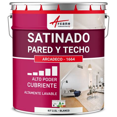 Pintura Acrílica Satinada 1/4 Gl