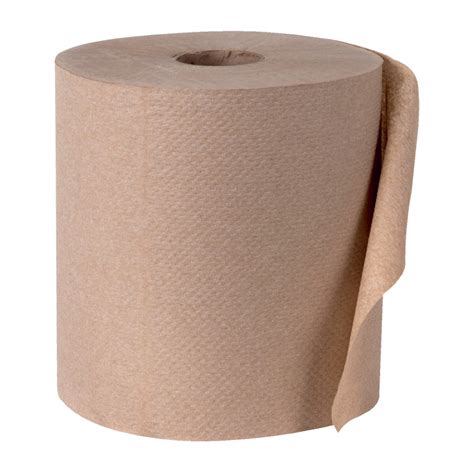 Papel Toalla Precortado Marron 120 m Unidad