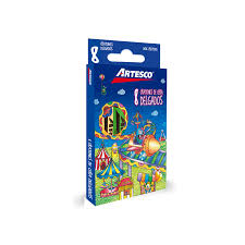 JUEGO CREYONES DE CERA PEQ.  8/1 (Artesco)