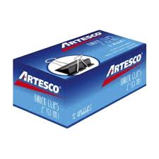 ARTESCO BINDER CLIPS 2" 12/1 (51MM) BILLETERO