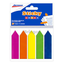 ARTESCO NOTAS ADHESIVAS BANDERITAS FLECHAS 25H