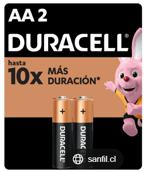 DURACELL PILAS AA 2/1