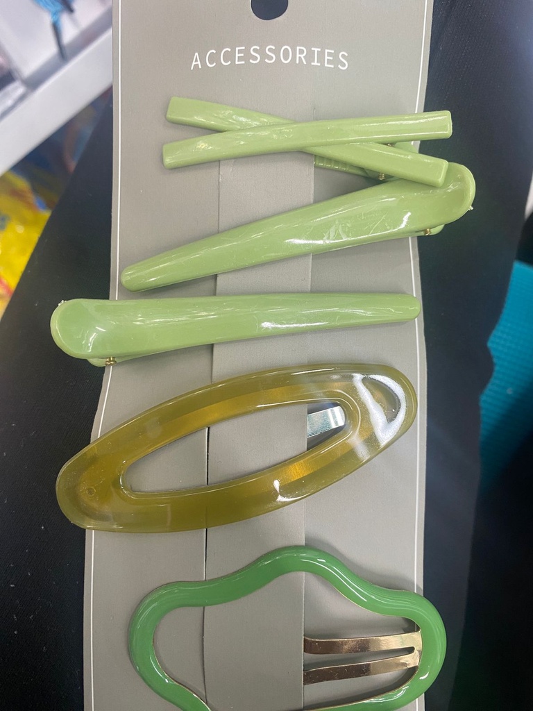 SET DE ACCESSORIES COLOR VERDE