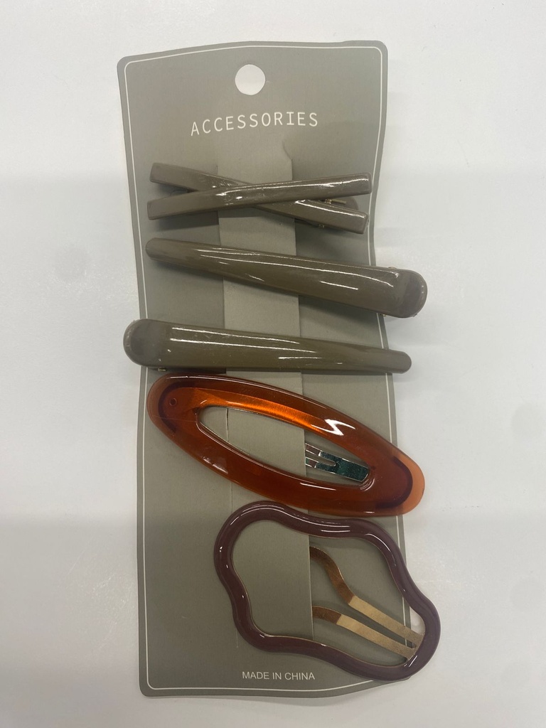 SET DE ACCESSORIES COLOR BROWN
