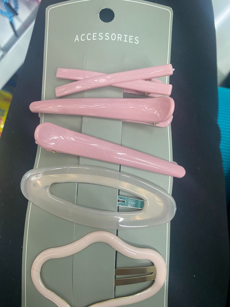 SET DE ACCESSORIES COLOR ROSADO