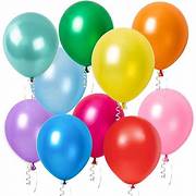 BOOMERANG BALLONS 24 PCS TAMA;O 12 multicolores