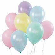 BOOMERANG BALLONS 24 PCS TAMA;O 12 color pasteles