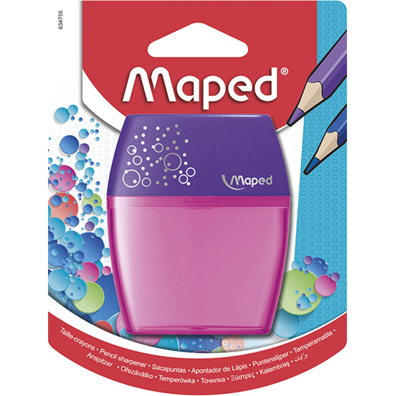 MAPED SACAPUNTAS CON CONTENEDOR SHAKER DOBLE