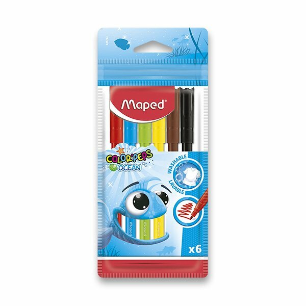 MAPED JUEGO DE MARCADORES COLOR PEPS OCEAN 6/1 BL