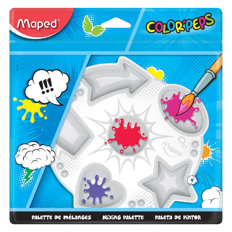 PALETA PLASTICA P/PINTAR COLOR PEPS MAPED