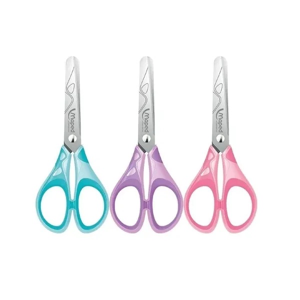 MAPED Tijeras Essential Soft Pastel13mm (Unidad) Display