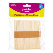 POINTER Palitos Madera  50/1 C/Liso