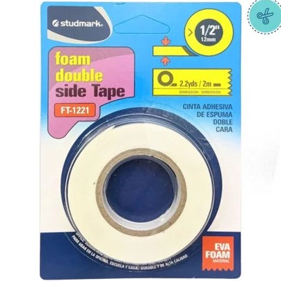 TAPE DOBLE CONTACTO FOAM " x 2.2yd