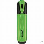 RESALTADOR FLUO PEPS VERDE maped