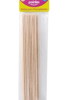 POINTER Palitos Madera Red 20/1 Gde C/Punta Nat