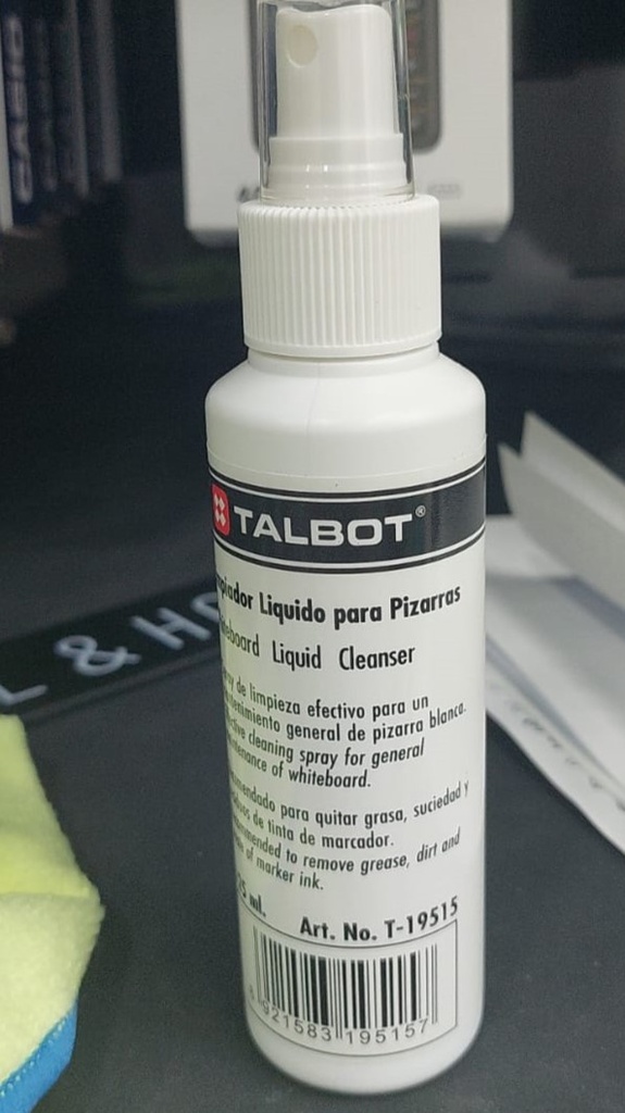 TALBOT LIMPIADOR LIQUIDO PARA PIZARRAS